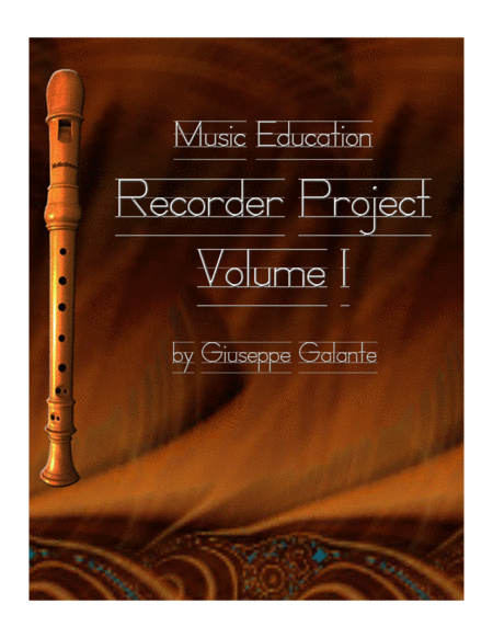 Music Education Recorder Project Volume 1 Sheet Music