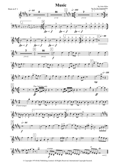 Music Play Along For French Horn Sheet Music