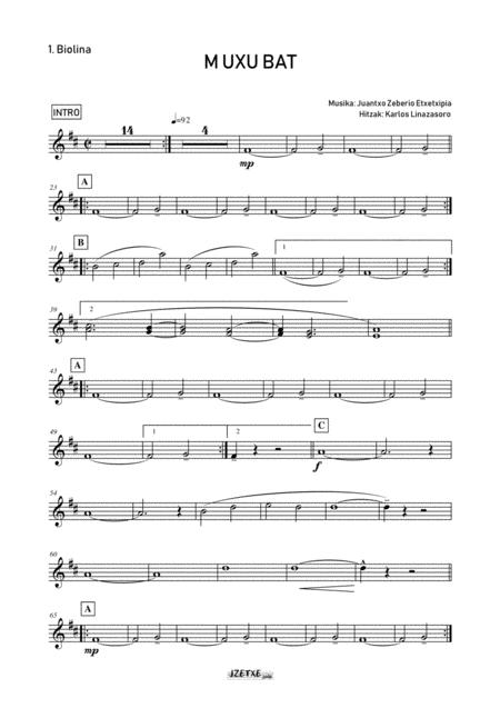 Muxu Bat Parts Sheet Music