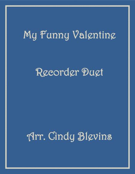 My Funny Valentine Recorder Duet Sheet Music