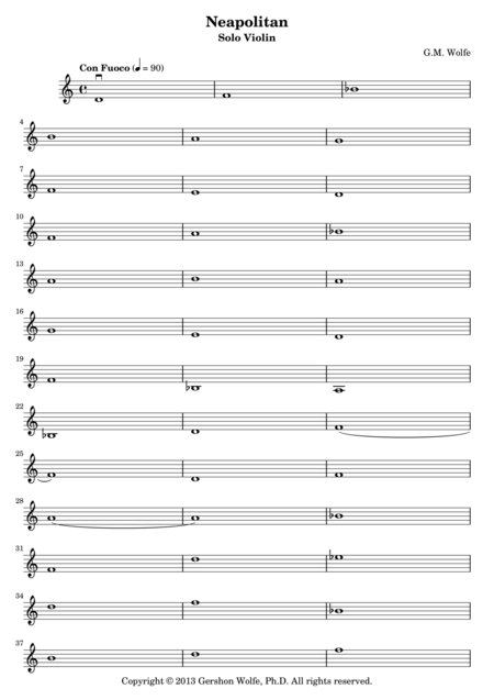 Neapolitan Sheet Music