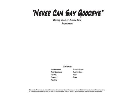 Free Sheet Music Never Can Say Goodbye 9 Piece Bb Major Instrumental