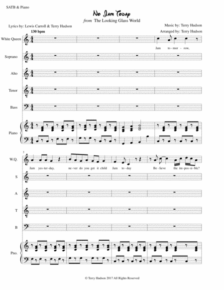 No Jam Today Sheet Music