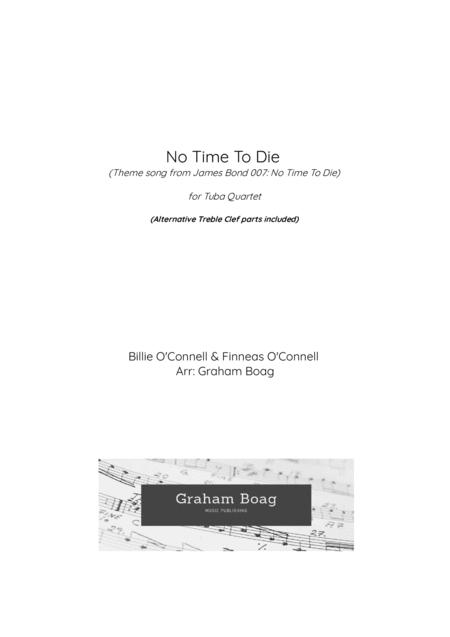 Free Sheet Music No Time To Die For Tuba Quartet Eett