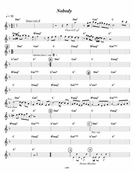 Nobody Sheet Music