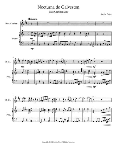 Nocturna De Galveston Sheet Music