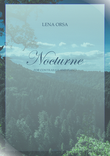 Free Sheet Music Nocturne For Contrabass And Piano