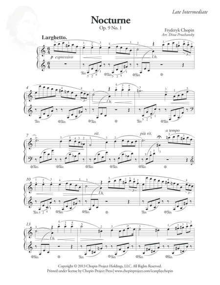 Nocturne Op 9 No 1 Sheet Music