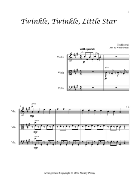 Nursery Rhymes For Violin Viola And Cello Book 2 Sheet Music