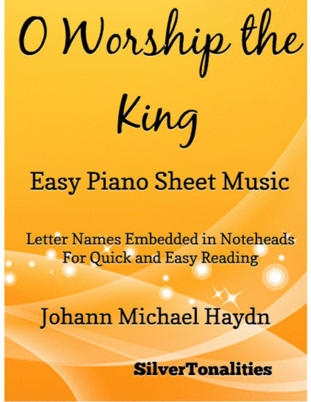 O Worship The King Easy Piano Sheet Music Sheet Music