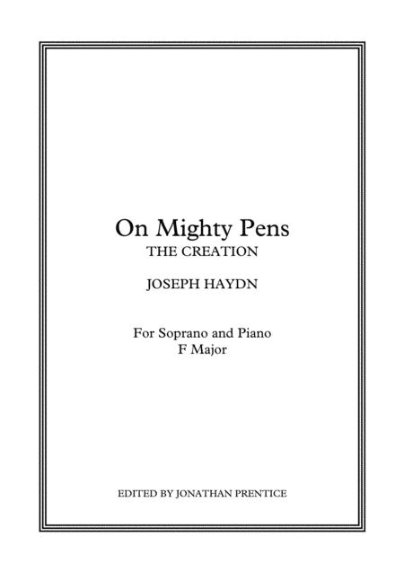 Free Sheet Music On Mighty Pens The Creation F Major