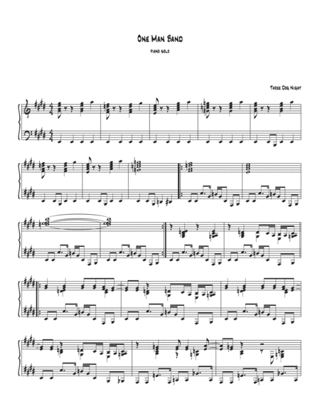 One Man Band Sheet Music