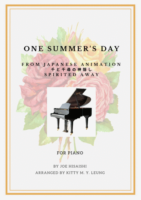 Free Sheet Music One Summers Day From Spirited Away