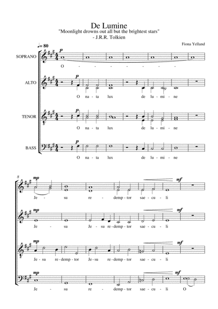 Ostara Set Of Parts Sheet Music