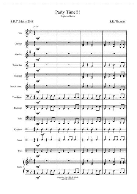 Party Time Sheet Music