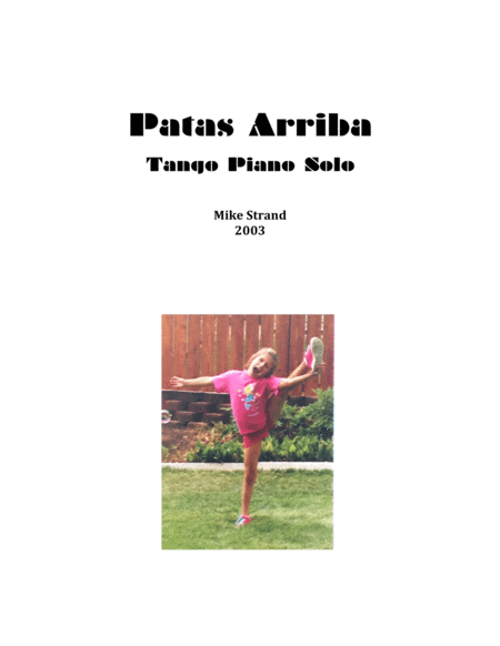 Free Sheet Music Patas Arriba