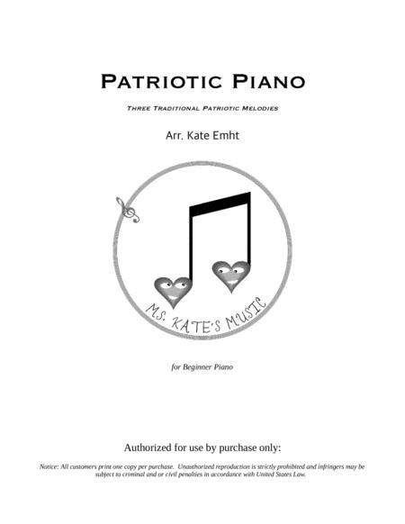 Patriotic Piano You Re A Grand Old Flag Hail To The Chief And Taps Easy Piano Sheet Music