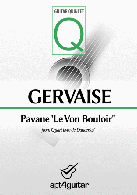 Free Sheet Music Pavane Le Von Bouloir