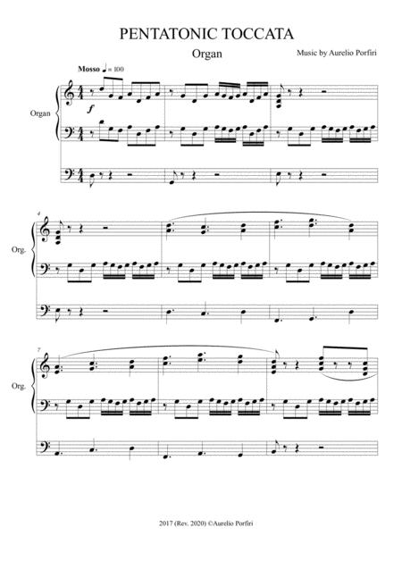 Pentatonic Toccata Sheet Music