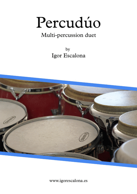 Free Sheet Music Percuduo Multi Percussion Duet