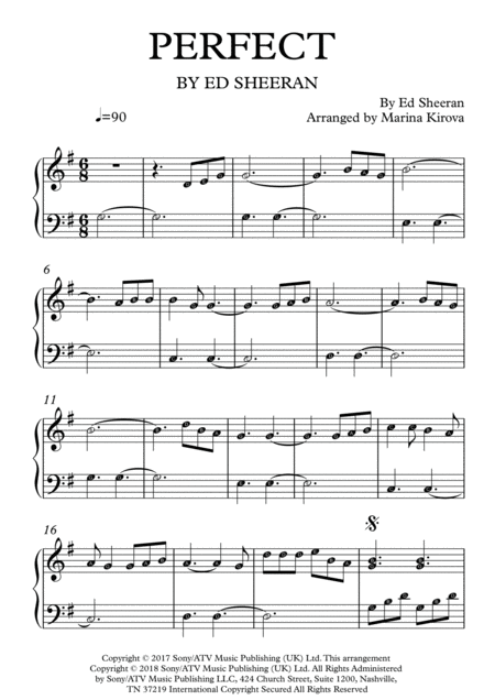 Free Sheet Music Perfect Easy To Read Format With Note Letters