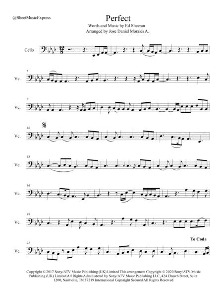 Free Sheet Music Perfect For Cello