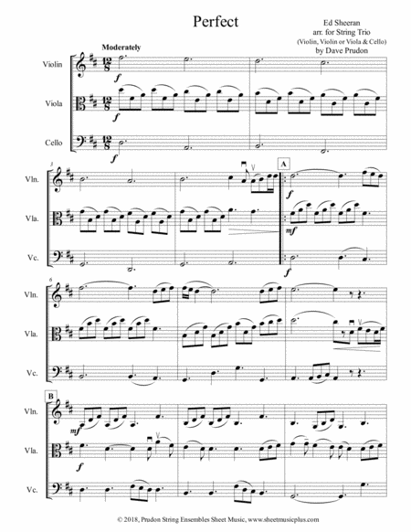 Free Sheet Music Perfect For String Trio