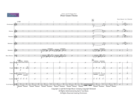 Free Sheet Music Peter Gunn