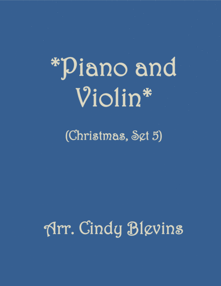 Piano And Violin For Christmas Set Five Sheet Music