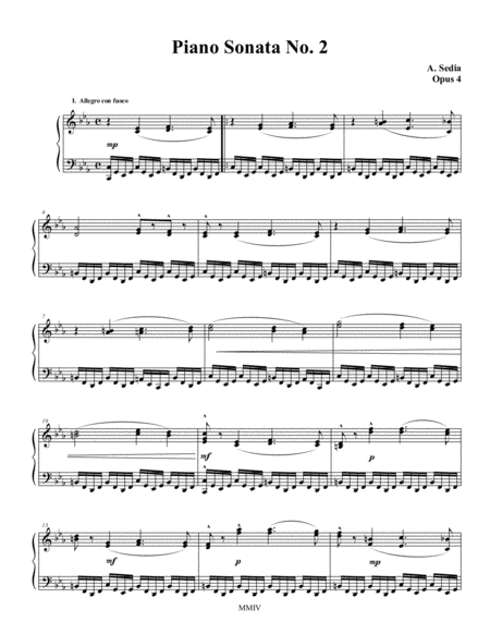 Free Sheet Music Piano Sonata No 2 In C Minor Op 4
