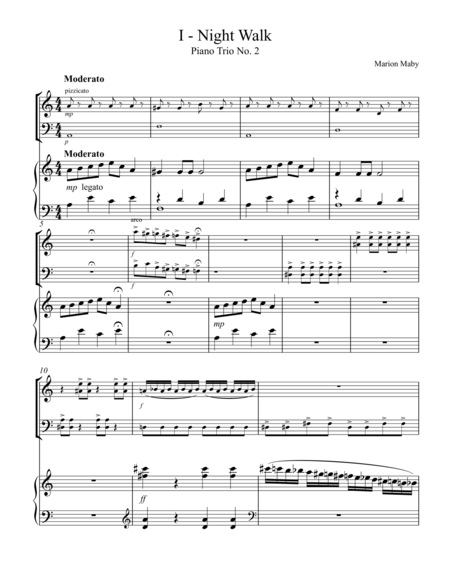 Piano Trio No 2 Adventure For Chamber Music Beginners Sheet Music