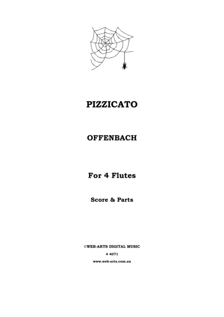 Free Sheet Music Pizzicato From The Ballet Sylvia For 4 Flutes