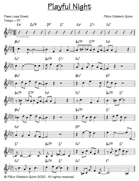 Playful Night Sheet Music