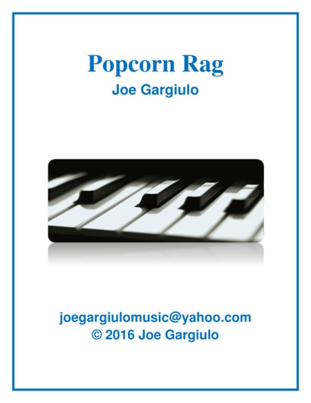 Free Sheet Music Popcorn Rag