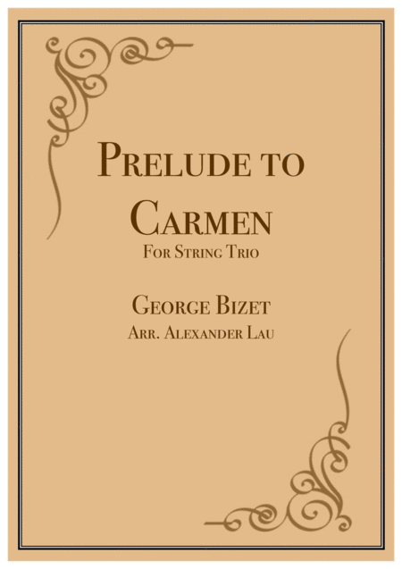 Prelude To Carmen Sheet Music