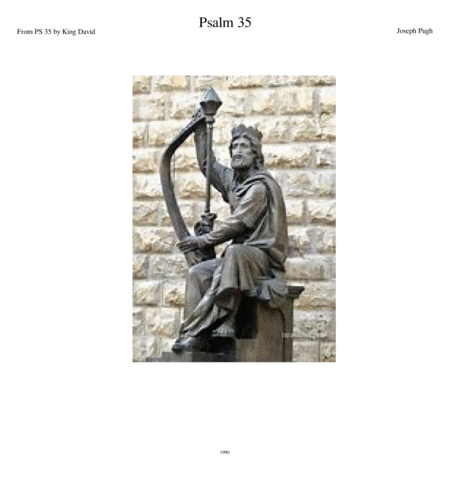 Free Sheet Music Psalm 35