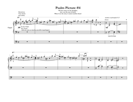 Psalm Picture 4 Set 1 Sheet Music