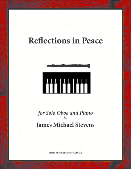 Free Sheet Music Reflections In Peace Oboe Piano