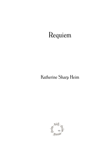 Free Sheet Music Requiem