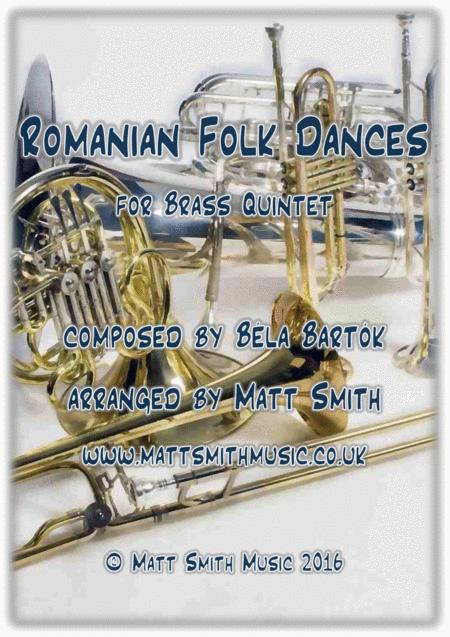 Free Sheet Music Romanian Folk Dances By Bla Bartk Brass Quintet
