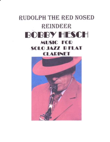 Free Sheet Music Rudolph The Red Nosed Reindeer For Solo Jazz B Flat Clarinet