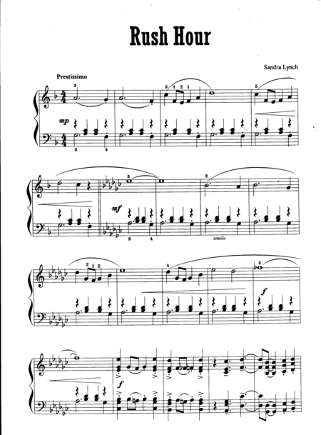 Rush Hour Sheet Music