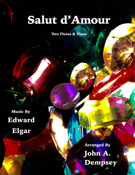 Salut D Amour Loves Greeting Trio For Two Flutes And Piano Sheet Music