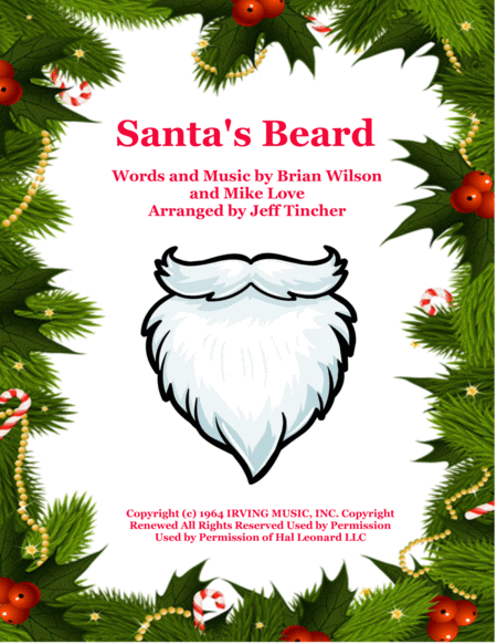 Free Sheet Music Santas Beard