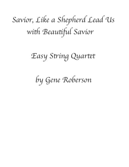 Savior Like A Shepherd Fairest Lord Jesus String Quartet Sheet Music