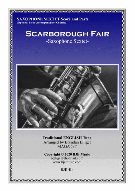 Free Sheet Music Scarborough Fair Saxophone Sextet Score And Parts Pdf