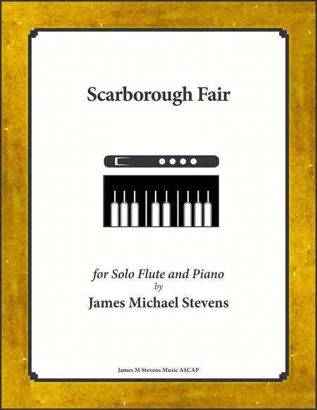 Scarborough Fair Solo Flute Piano Sheet Music