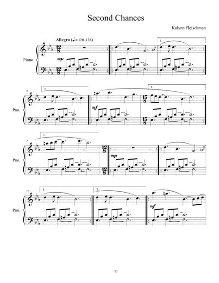 Second Chances Sheet Music