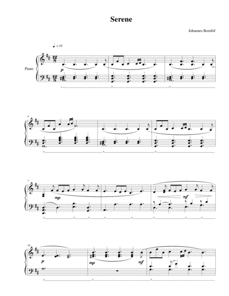 Serene Sheet Music