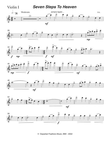 Free Sheet Music Seven Steps To Heaven 2002 Violin 1 Part
